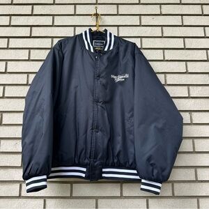 Penn College Aviation Varsity Bomber Jacket Holloway XL Navy Quilted Lined